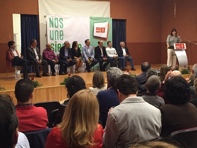 Presentación de candidatos del PSOE en Cazorla