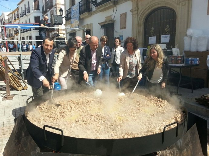 Ruiz Espejo en la I Feria del Pavo de Cañete la Real