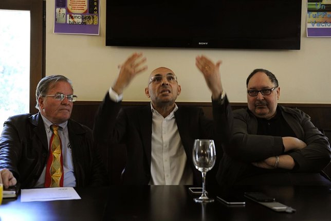 El juez Elpidio Silva en la presentación de su movimiento en Ourense