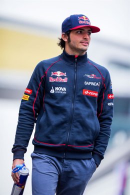Carlos Sainz durante el Gran Premio de China.