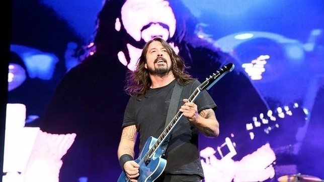 Dave Grohl, de los Foo Fighters, en un concierto