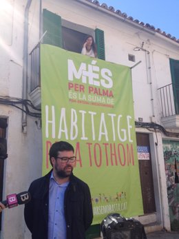 El candidato de MÉS per Palma a Cort, Antoni Noguera