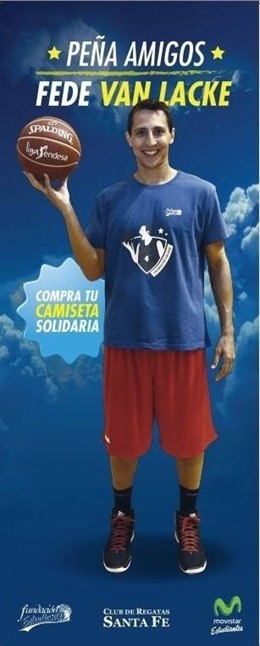 Camiseta solidaria de Fede van Lacke