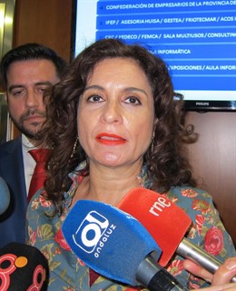 María Jesús Montero, consejera andaluza de Hacienda en funciones