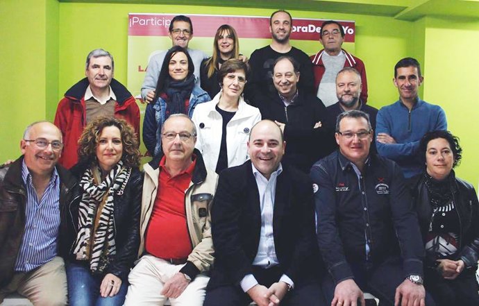 Miembros de la candidatura del PRC para el Ayuntamiento de Laredo