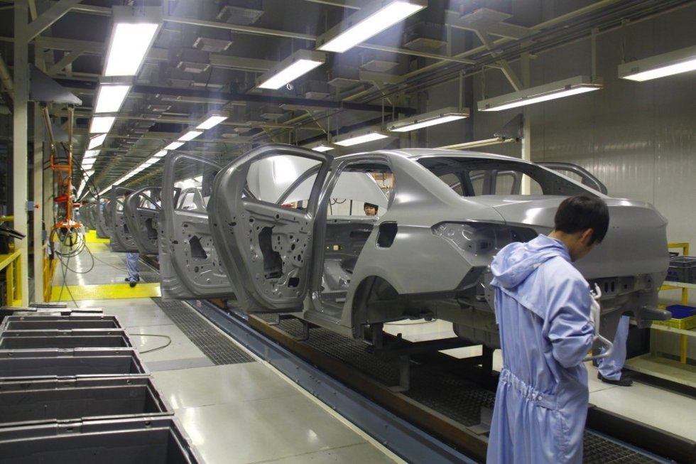 Producción de PSA y Dongfeng en China