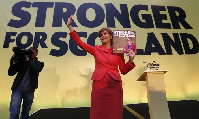 La líder del Partido Nacionalista Escocés (SNP), Nicola Sturgeon