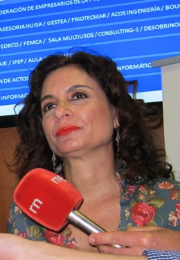 María Jesús Montero, consejera andaluza de Hacienda en funciones