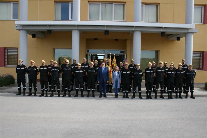 El delegado de Andalucía, Antonio Sanz, durante la visita a Morón