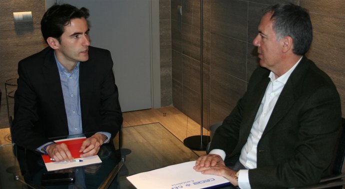 Casares se reúne con el presidente de CEOE-Cepyme Cantabria