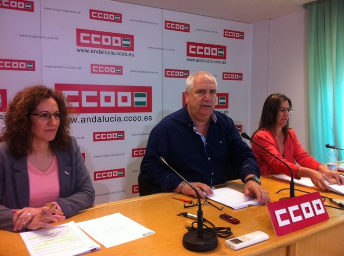 El secretario general de CCOO-A, Francisco Carbonero