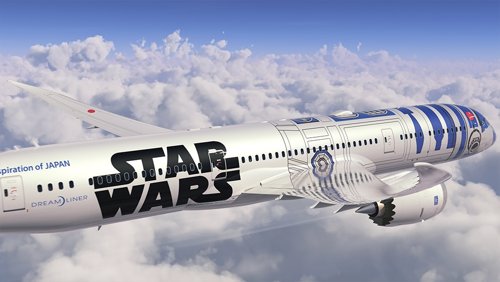 ANA dedica uno de sus aviones a Star Wars