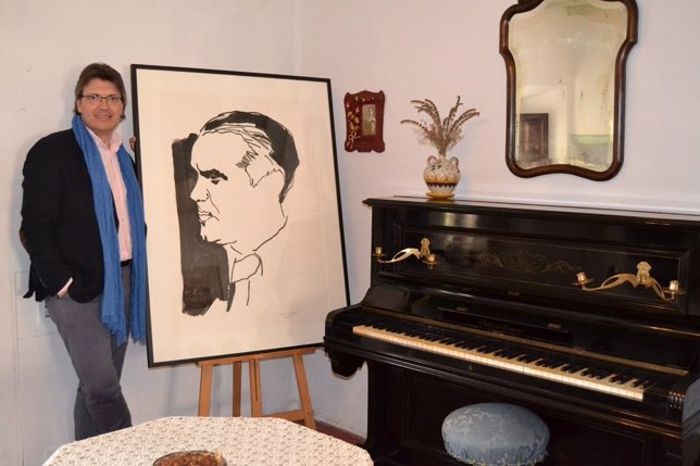 Nuevo retrato de García Lorca en la casa-natal de Fuente Vaqueros