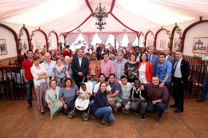 Fundación Cajasol ofrece un almuerzo solidario