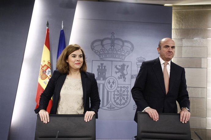 Soraya Sáenz de Santamaría y Luis de Guindos