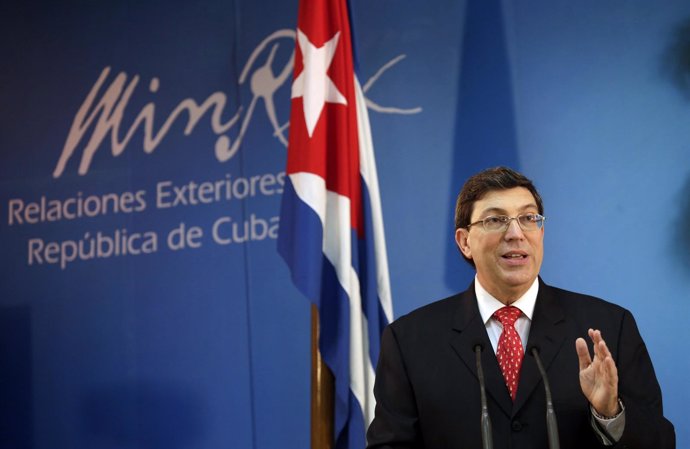 El ministro de Exteriores de Cuba, Bruno Rodríguez
