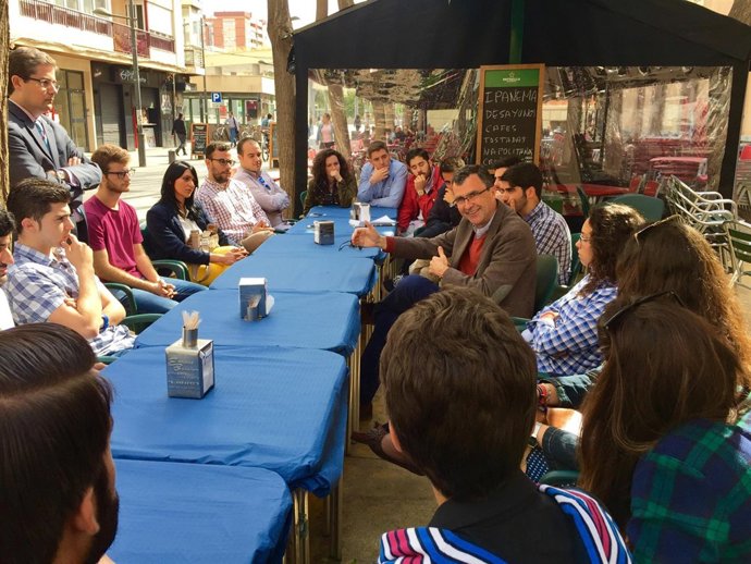 El candidato del PP a la Alcaldía de Murcia, José Ballesta