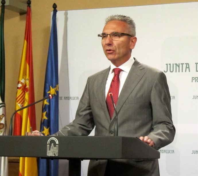 El portavoz del Gobierno andaluz en funciones, Miguel Ángel Vázquez.