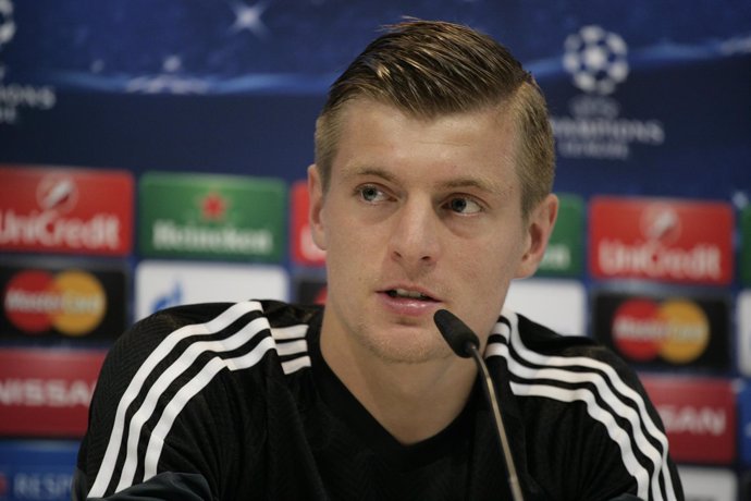 Toni Kroos en rueda de prensa