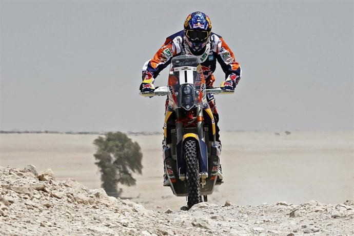 Marc Coma en el Rally de Catar