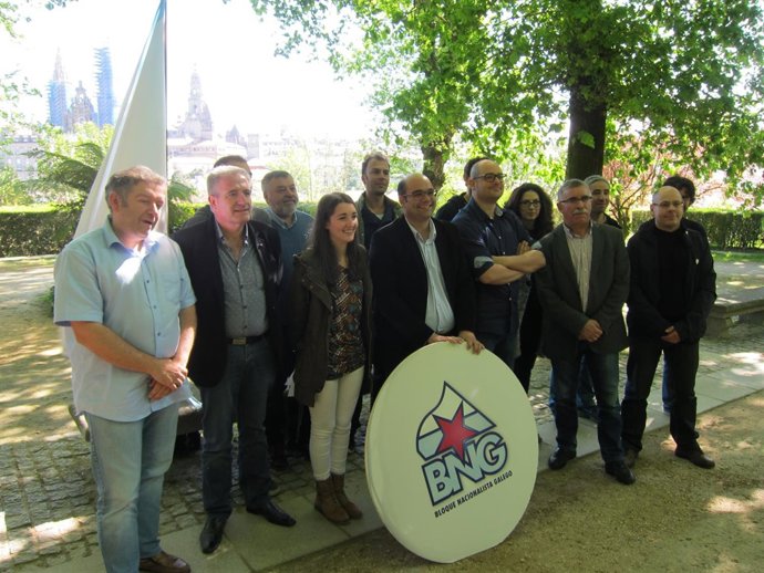 Presentación de los candidatos del BNG en la comarca de Santiago