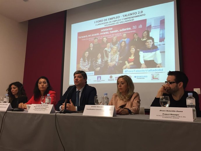 Participantes en la I Lanzadera de Empleo de Valladolid.