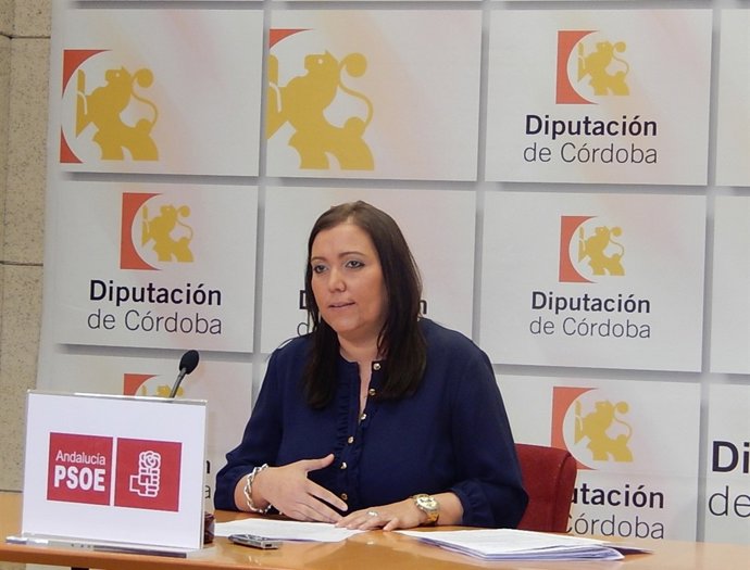 La portavoz adjunta del PSOE en la Diputación, Ana Carrillo
