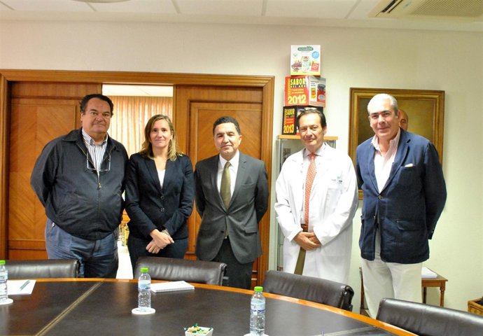 Visita de Gaspar Llanes al grupo Ángel Camacho Alimentación.