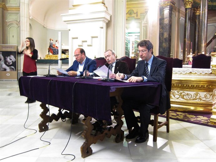 Acto de presentación de la serie audiovisual 'La mañana de Salzillo'