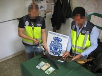 Arrestan a seis personas por el atraco a una joyería de Málaga