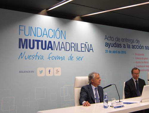 Alfonso Alonso. Entrega III Ayudas Sociales Fundación Mutua Madrileña