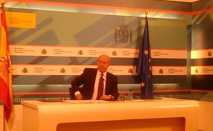 El mnistro de Educación, Cultura y Deporte, José Ignacio Wert
