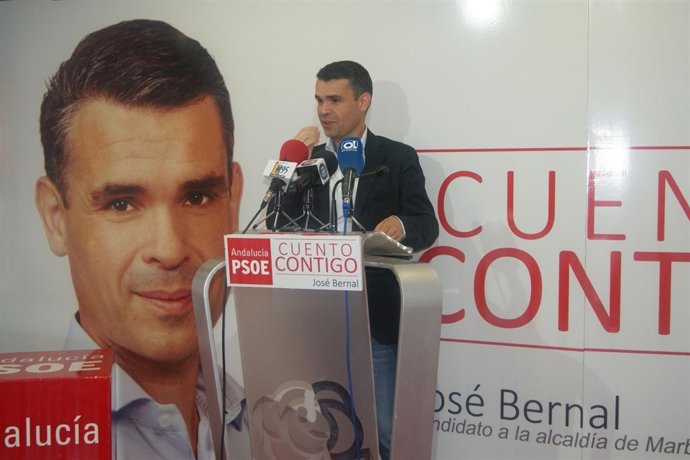 El candidato del PSOE a la Alcaldía de Marbella, José Bernal