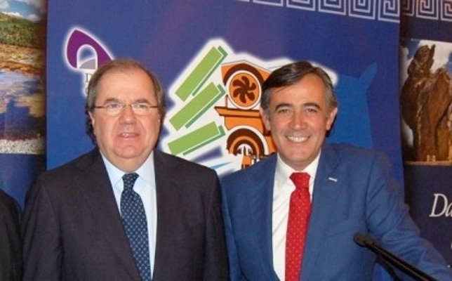 Juan Vicente Herrera (izquierda) junto a Antonio Pardo (derecha)