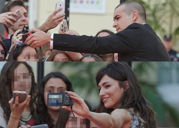Mario Casas y Ursula Corberó en el Festival de Cine de Málaga