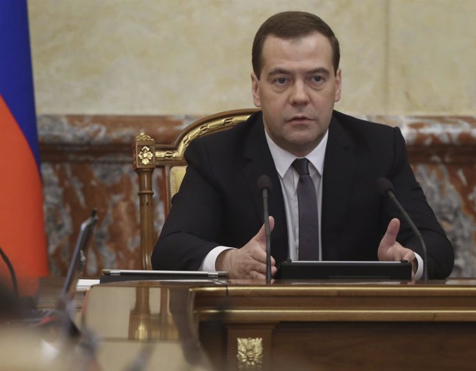 El primer ministro ruso, Dimitri Medvedev. 