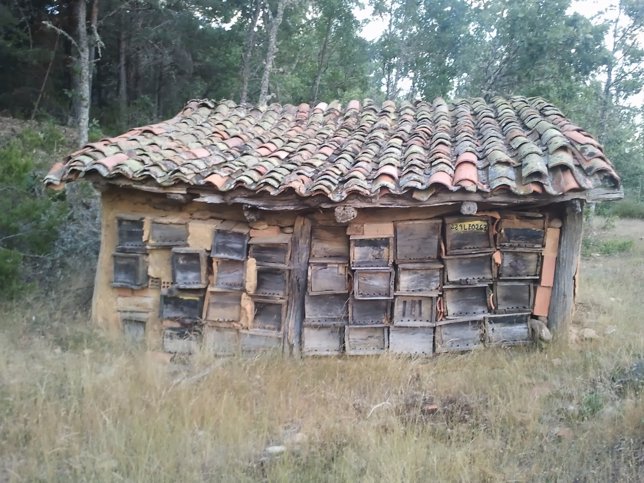 Construcción para abejas en adobe y tapial