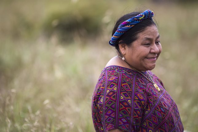 Nobel Peace laureate Rigoberta Menchu participates in habitat restoration with G