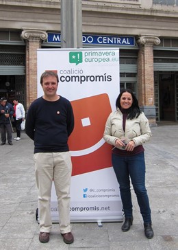 Bellido y Maria José Espuch, número dos de Compromís per Alacant