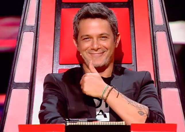 ALEJANDRO SANZ EN LA VOZ TELECINCO 