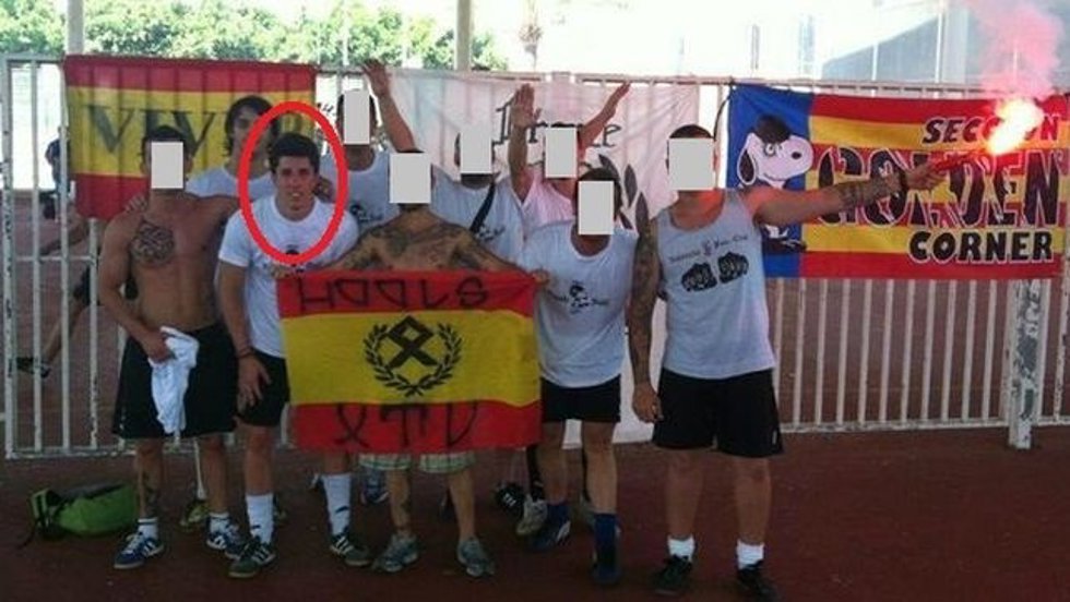 Jorge Roca, en la imagen rodeado por un círculo rojo