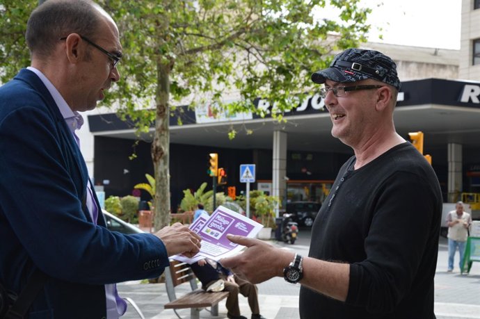 El cabeza de lista de Málaga para la Gente, Eduardo Zorrilla