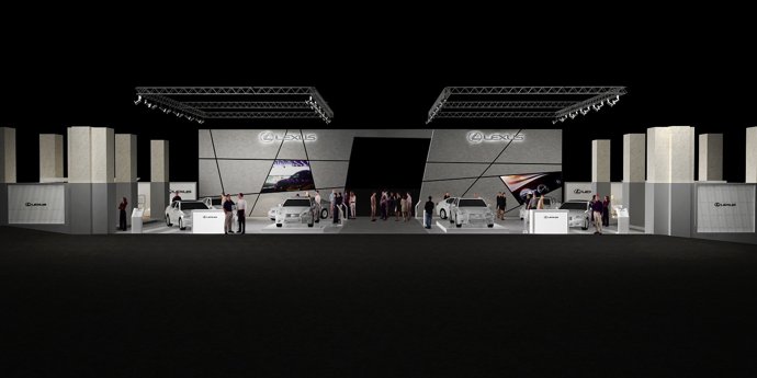 Stand de Lexus en el Salón de Barcelona 2015