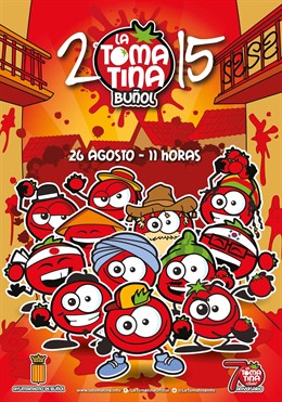 Cartel de la nueva edición de la Tomatina