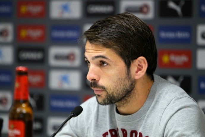 Víctor Sánchez en rueda de prensa.