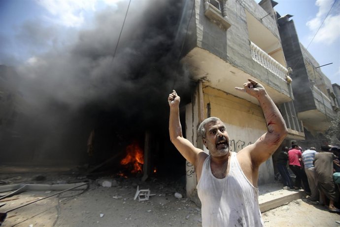 Bombardeo de Israel en Gaza