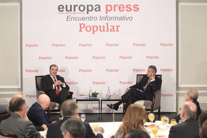 Ángel Ron en los Desayunos de Europa Press