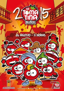 Cartel de la nueva edición de la Tomatina