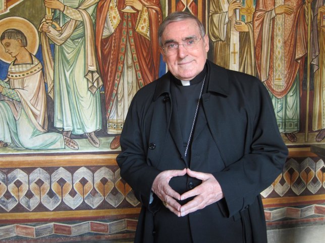El cardenal arzobispo de Barcelona, Lluís Martínez Sistach