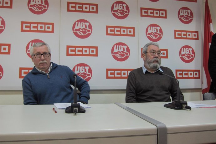 Ignacio Fernández Toxo y Cándido Méndez